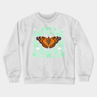 American Painted Lady - Charcoal Crewneck Sweatshirt